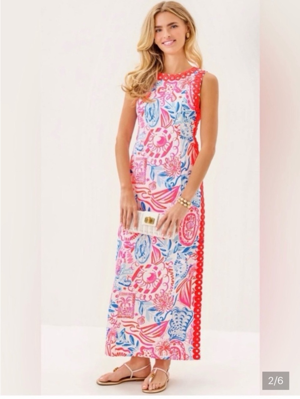 NWT Lilly Pulitzer Sadie Maxi Romper 4 - Picture 2 of 5